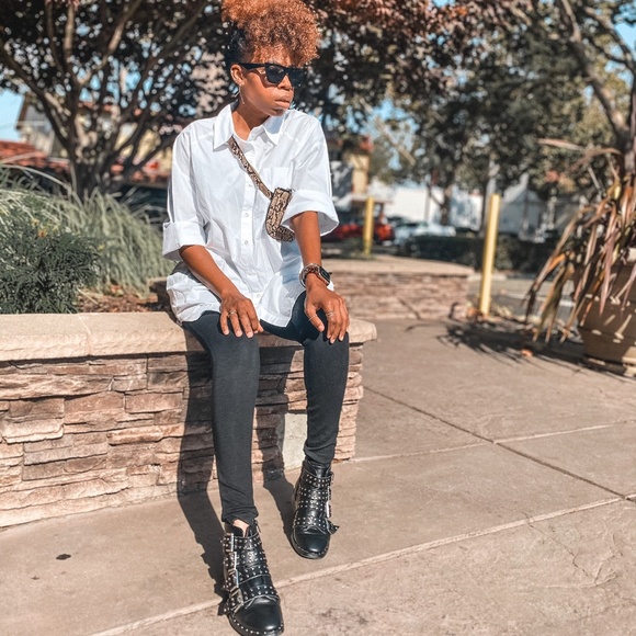 Mossimo Supply Co. Shoes - Studded Moto Boots